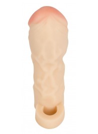 Закрытая удлиняющая насадка на пенис с подхватом мошонки T B Extension - Orion - в Норильске купить с доставкой