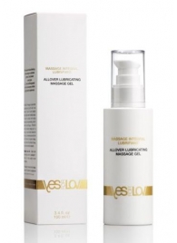Массажный гель-смазка на силиконовой основе Allover Massage Gel - 100 мл. - YESforLOV - купить с доставкой в Норильске