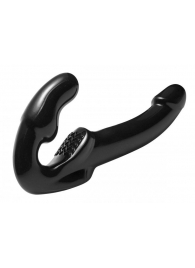 Чёрный безремневой страпон Revolver - XR Brands - купить с доставкой в Норильске