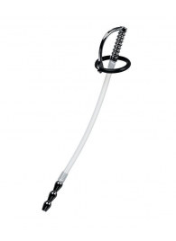 Силиконовый уретральный плаг со сменными фиксирующими кольцами Metal - ToyFa - купить с доставкой в Норильске