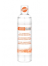 Гель-смазка 2-в-1 MASSAGE   LUBRICANT GUARANA - 300 мл. - Waterglide - купить с доставкой в Норильске