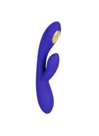 Фиолетовый вибратор с функцией электростимуляции Intimate E-Stimulator Dual Wand - 21,5 см. - California Exotic Novelties - купить с доставкой в Норильске