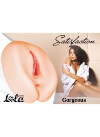 Мастурбатор с 2 тоннелями Satisfaction Gorgeous - Lola Games - в Норильске купить с доставкой