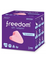 Женские гигиенические тампоны без веревочки FREEDOM normal - 3 шт. - Freedom - купить с доставкой в Норильске