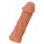 Телесная реалистичная насадка KOKOS Extreme Sleeve 05 с дополнительной стимуляцией - 12,7 см. - KOKOS - в Норильске купить с доставкой
