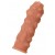 Телесная реалистичная насадка KOKOS Extreme Sleeve 11 с дополнительной стимуляцией - 12,7 см. - KOKOS - в Норильске купить с доставкой