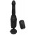 Черный вибромассажер с функцией поступательных движений Ass Thruster - Pipedream - купить с доставкой в Норильске
