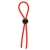Красное эрекционное лассо с одной бусиной-утяжкой STRETCHY THIN LASSO - Dream Toys - в Норильске купить с доставкой