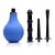Анальный душ с 3 насадками Premium One-way Valve Anal Douche Set - XR Brands - купить с доставкой в Норильске