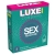 Ребристые презервативы LUXE Royal Sex Machine - 3 шт. - Luxe - купить с доставкой в Норильске