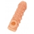 Телесная закрытая насадка с пучками шишечек Cock Sleeve Size M - 15,6 см. - KOKOS - в Норильске купить с доставкой