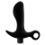 Черный анальный вибратор Silicone Vibrating Prostate Massager 01 - 10,8 см. - Blush Novelties - в Норильске купить с доставкой
