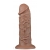 Коричневый фаллоимитатор Cubby dildo - 26,6 см. - Lovetoy