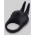 Черное эрекционное виброкольцо Sensation Rechargeable Vibrating Rabbit Love Ring - Fifty Shades of Grey - в Норильске купить с доставкой