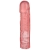 Розовая фаллическая насадка Vac-U-Lock 8  Crystal Jellies Dong - 20,3 см. - Doc Johnson - купить с доставкой в Норильске
