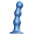 Голубая насадка Strap-On-Me Dildo Plug Balls size S - Strap-on-me - купить с доставкой в Норильске