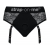 Черные трусики для насадок Diva Lingerie Harness - size L - Strap-on-me - купить с доставкой в Норильске