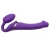Фиолетовый безремневой вибрострапон Vibrating Bendable Strap-On - size L - Strap-on-me - купить с доставкой в Норильске
