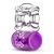Фиолетовое эрекционное виброкольцо Pleaser Rechargeable C-Ring - Blush Novelties - в Норильске купить с доставкой