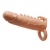 Телесная удлиняющая насадка Penis Sleeve Emmitt - 17 см. - Baile - в Норильске купить с доставкой