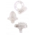 Набор из 3 прозрачных эрекционных колец с вибрацией Teasers Ring Kit - Chisa - в Норильске купить с доставкой