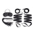 Эротический набор 4PC Bondage Bed Strap   Flogger Kit - Lux Fetish - купить с доставкой в Норильске