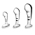 Набор из 3 стальных стимуляторов простаты Stainless Steel P-spot Training Set - b-Vibe - в Норильске купить с доставкой