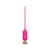 Розовый тонкий стимулятор Nipple Vibrator - 23 см. - I-MOON - купить с доставкой в Норильске