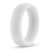 Белое люминесцентное эрекционное кольцо Silicone Glo Cock Ring - Blush Novelties - в Норильске купить с доставкой