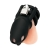 Черная клетка для пениса Silicone Small 2 in Cock Cage With Ball Divider - BlueLine - купить с доставкой в Норильске