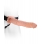 Фаллопротез телесного цвета Hollow Strap-On - 29 см. - Pipedream - купить с доставкой в Норильске