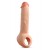 Телесная насадка-удлинитель Thrive 8.75 Inch Realistic Penis Extender Sleeve - 22,2 см. - Blush Novelties - в Норильске купить с доставкой