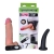 Страпон с 2 насадками и вибрацией UniStrap - 19 и 12 см. - LOVETOY (А-Полимер) - купить с доставкой в Норильске