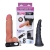 Страпон с 2 насадками и вибрацией UniStrap - 20 и 18 см. - LOVETOY (А-Полимер) - купить с доставкой в Норильске