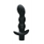 Чёрный анальный вибромассажёр Naughty - 14,5 см. - Lola Games