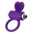 Фиолетовое виброкольцо с ресничками JOS PERY - JOS - в Норильске купить с доставкой