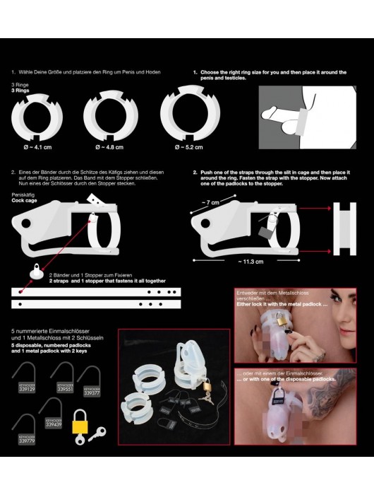 Набор для мужского пояса верности Cock Cage Set - Orion - купить с доставкой в Норильске