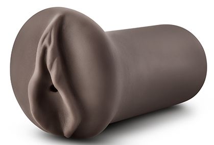 Коричневый мастубратор-вагина Nicole s Kitty - Blush Novelties - в Норильске купить с доставкой