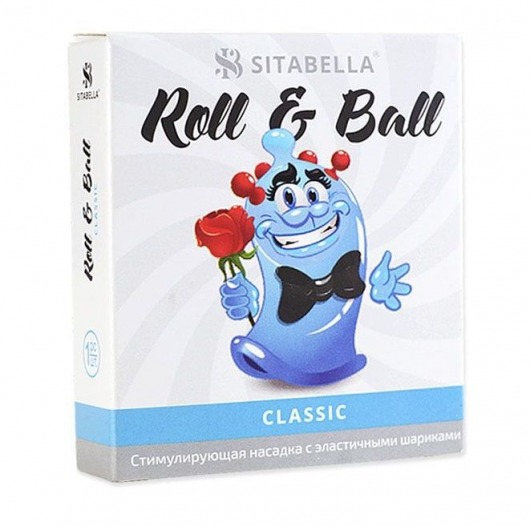 стимулирующий презерватив-насадка Roll   Ball Classic - Sitabella - купить с доставкой в Норильске