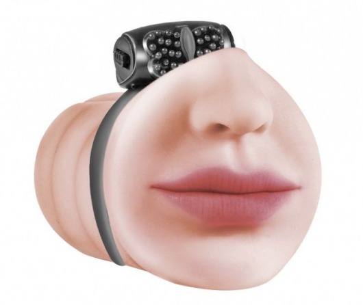 Мастурбатор-ротик с виброкольцом Satisfaction Beloved - Lola Games - в Норильске купить с доставкой