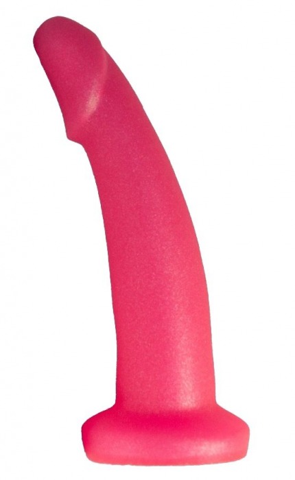 Розовый плаг-массажёр для простаты - 13,5 см. - LOVETOY (А-Полимер) - в Норильске купить с доставкой