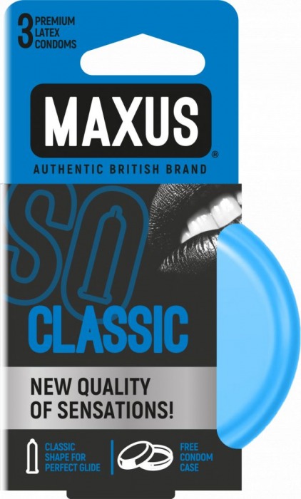 Классические презервативы в железном кейсе MAXUS Classic - 3 шт. - Maxus - купить с доставкой в Норильске