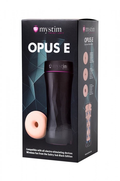 Мастурбатор-анус Opus E Donut с возможностью подключения электростимуляции - MyStim - купить с доставкой в Норильске