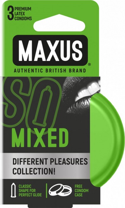 Презервативы в железном кейсе MAXUS Mixed - 3 шт. - Maxus - купить с доставкой в Норильске