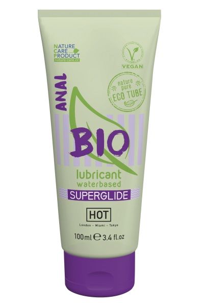 Интимный увлажняющий анальный гель BIO SuperGlide - 100 мл. - HOT - купить с доставкой в Норильске