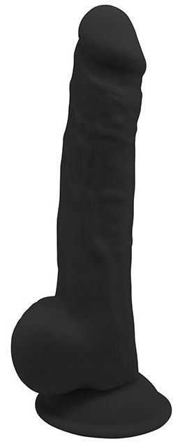 Черный реалистичный фаллоимитатор 9.5INCH BLACK - 21,5 см. - Dream Toys