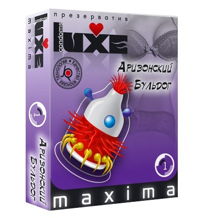 Презерватив LUXE Maxima  Аризонский Бульдог  - 1 шт. - Luxe - купить с доставкой в Норильске