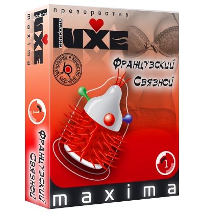 Презерватив LUXE Maxima  Французский связной  - 1 шт. - Luxe - купить с доставкой в Норильске