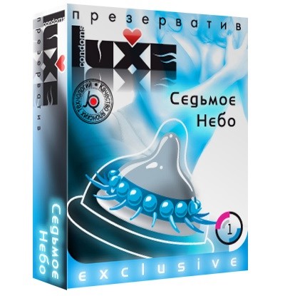 Презерватив LUXE  Exclusive  Седьмое небо  - 1 шт. - Luxe - купить с доставкой в Норильске