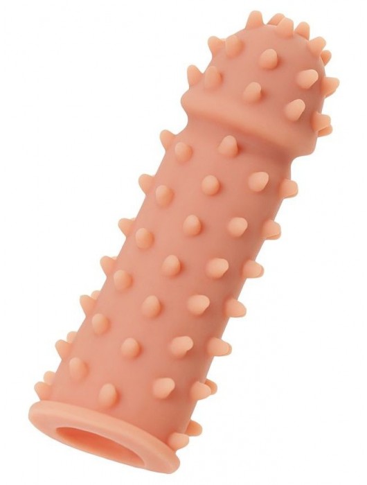 Телесная реалистичная насадка KOKOS Extreme Sleeve 03 с дополнительной стимуляцией - 12,7 см. - KOKOS - в Норильске купить с доставкой